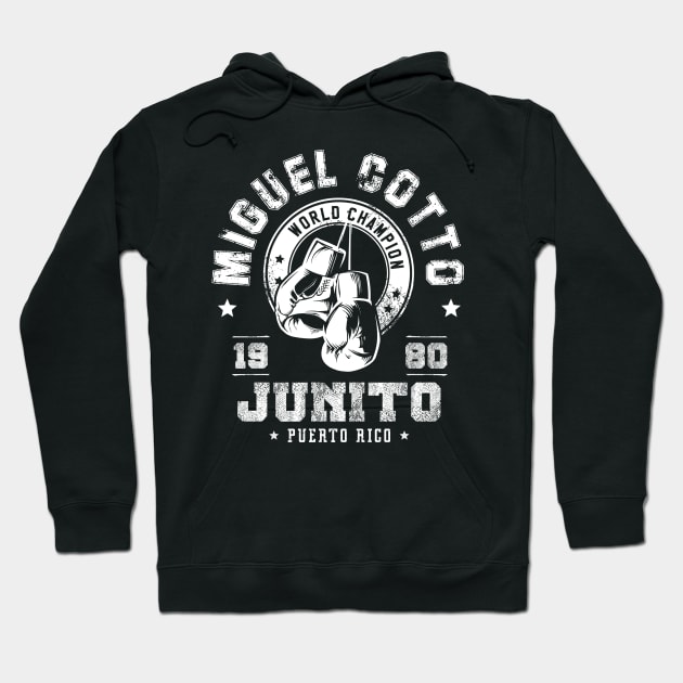 Miguel Cotto Boxing Hoodie by CulturedVisuals